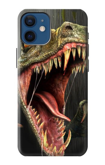 S0923 Dinosaur T-Rex Etui Coque Housse pour iPhone 12 mini